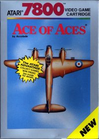 Ace of Aces Atari 7800 US box art